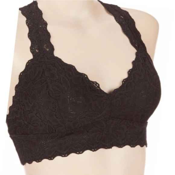 New Designer Lace Racerback Bralette - Picture 4 of 5